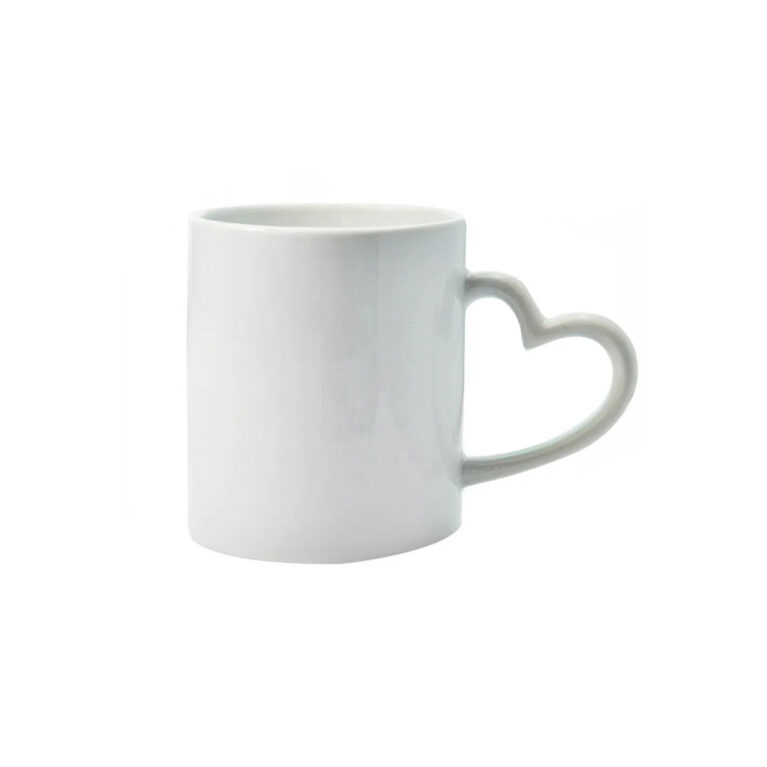 Sublimation Heart Handle Inner Colour Mug Printing