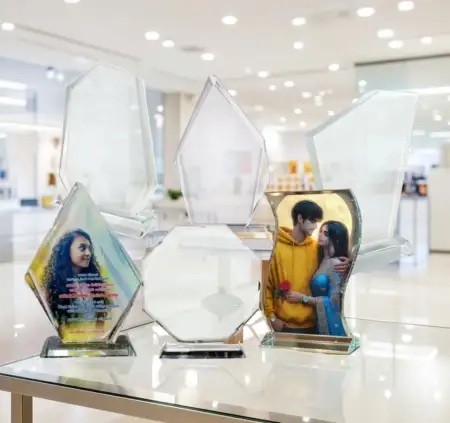 Crystal Glass Plaque